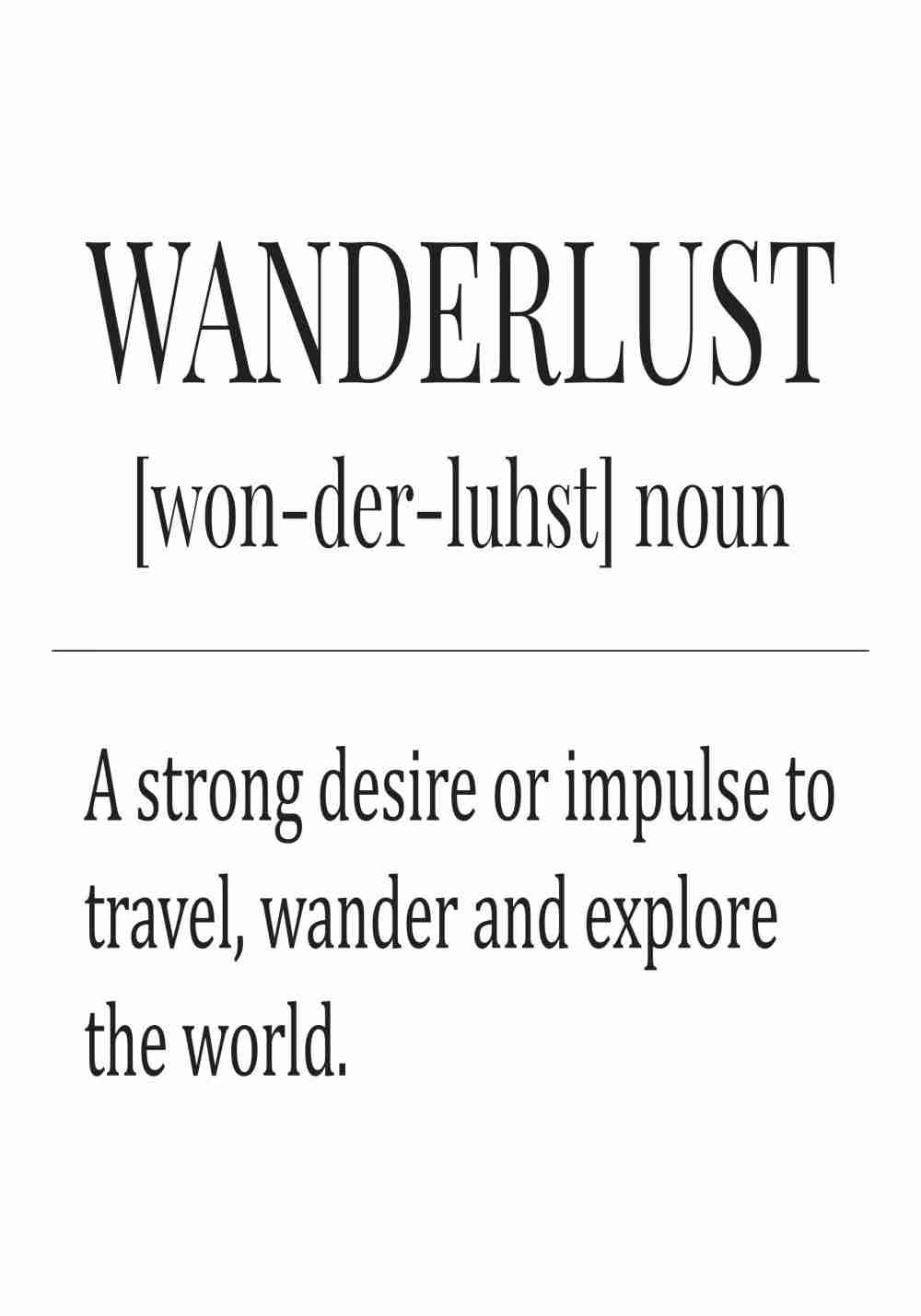 Wander And Explore The World Poster