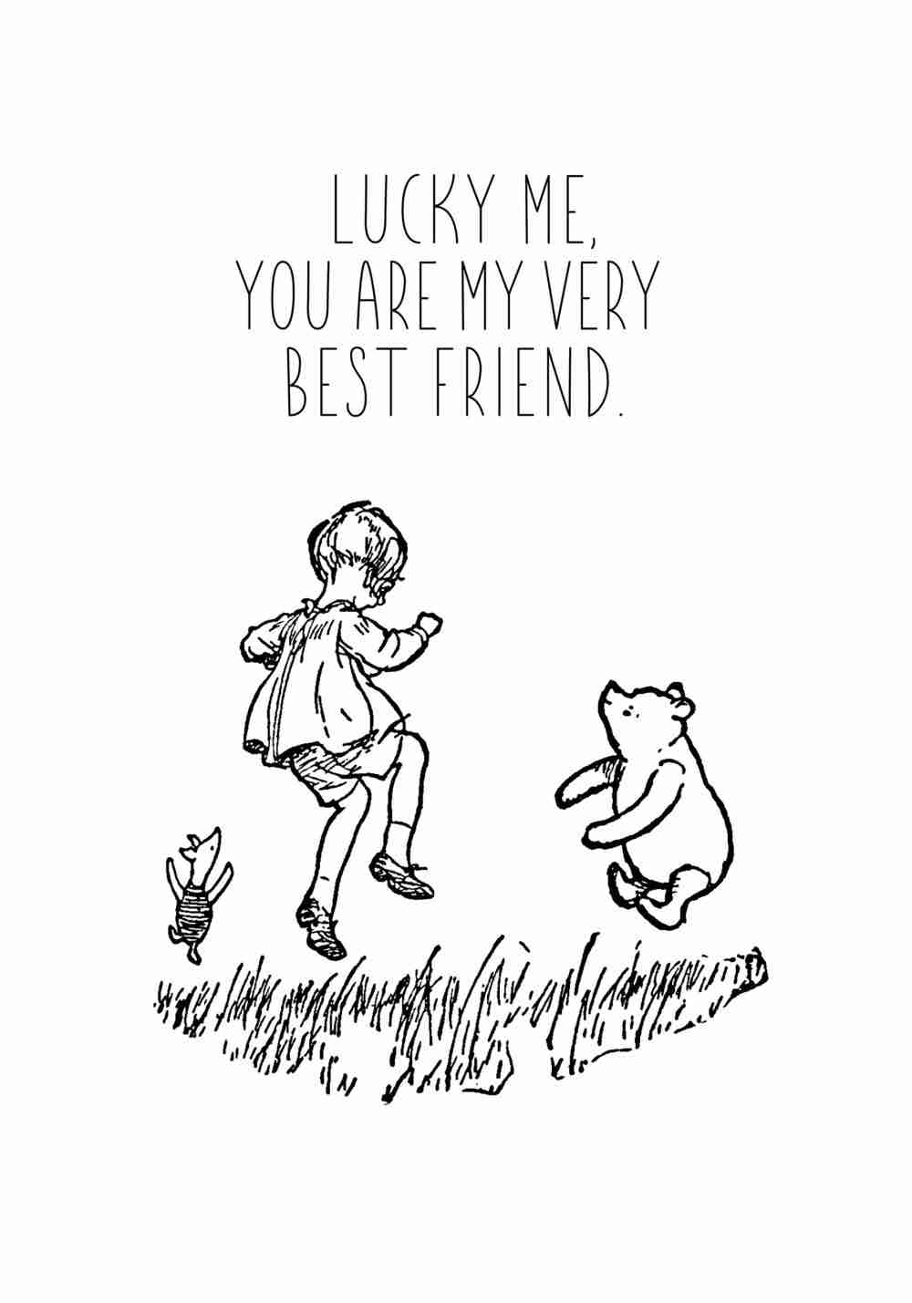 Lucky Me, You Are My Very Best Friend Poster