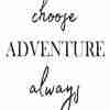 Choose Adventure Always Poster