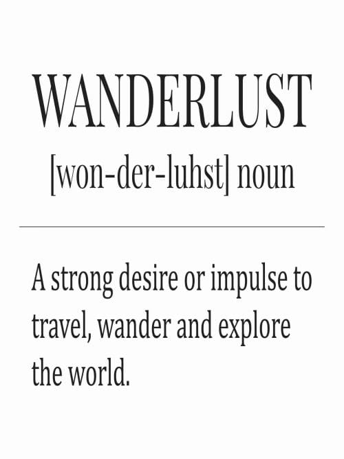 Wander And Explore The World Poster