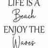 Life is a Beach Poster