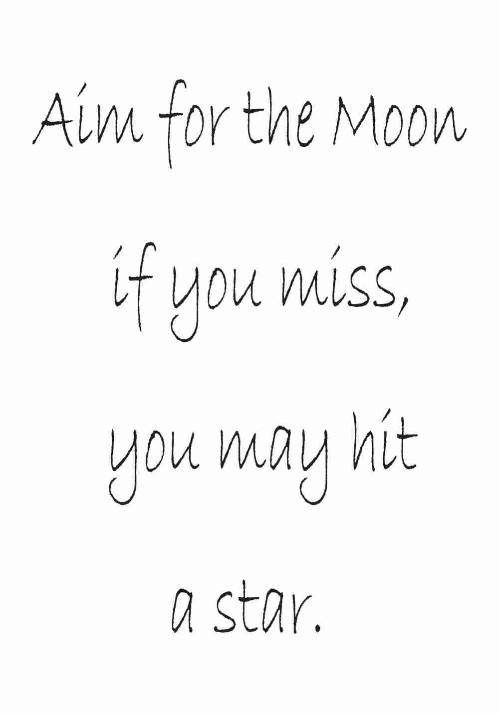 Aim For The Moon Poster
