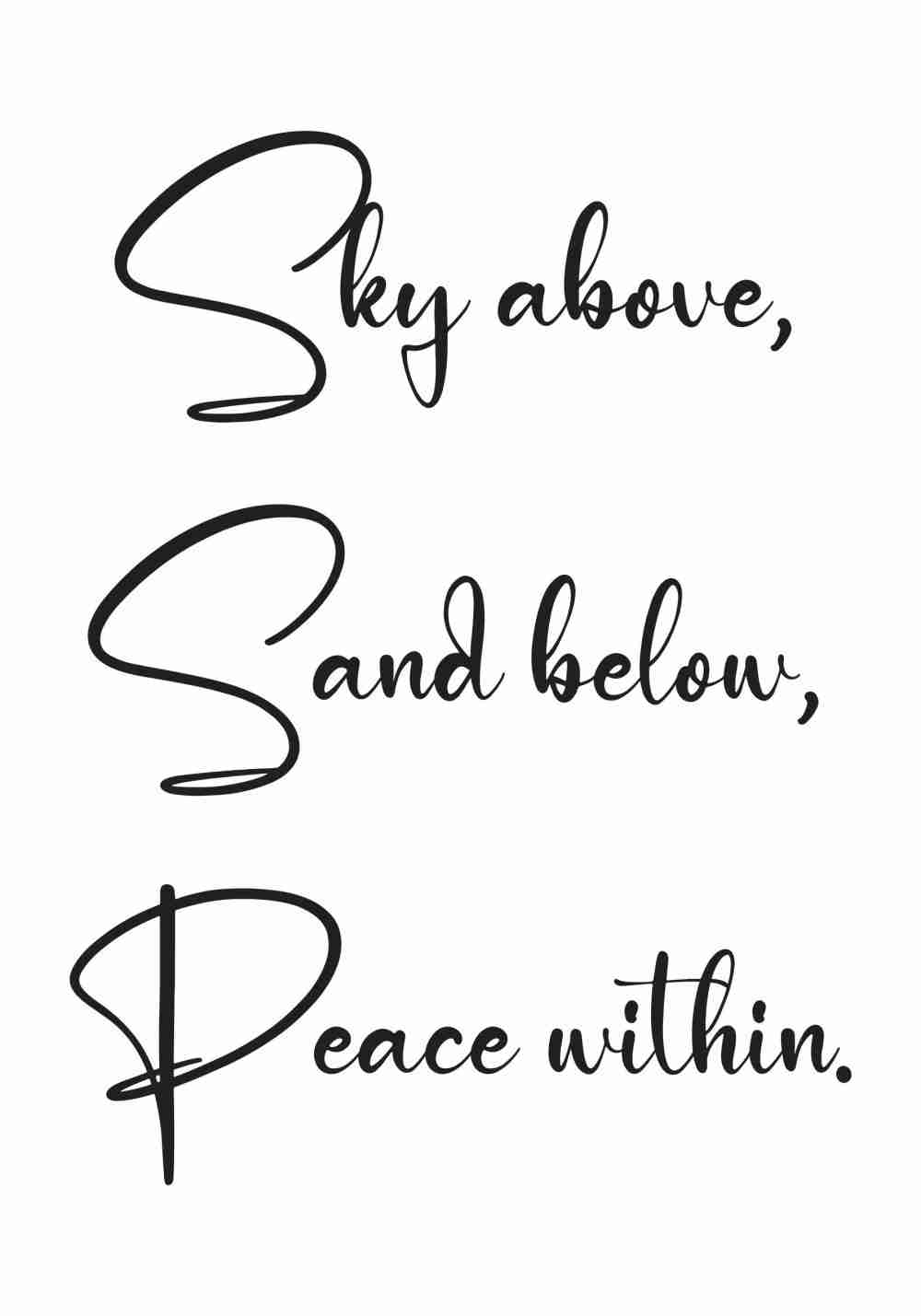 Peace Within Poster
