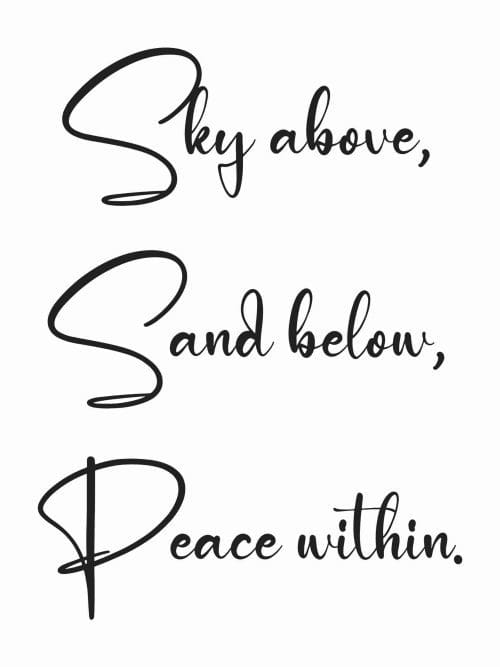 Peace Within Poster