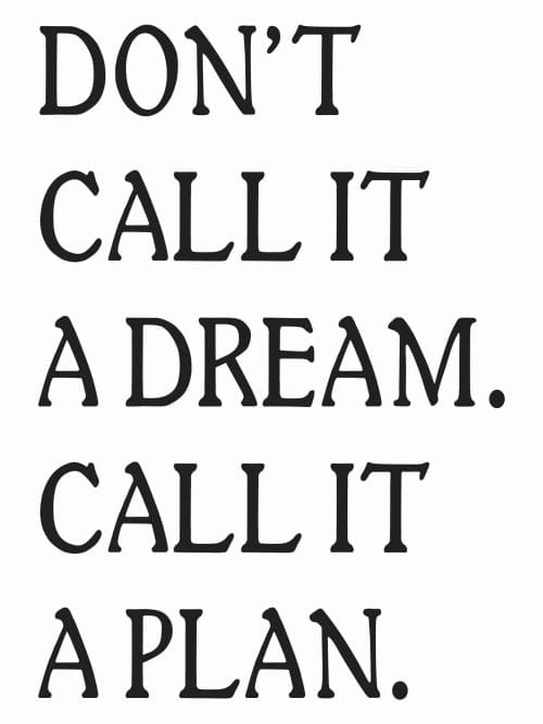 Don´t Call It a Dream Poster