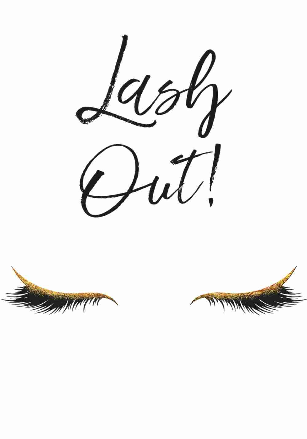 Lash Out Poster