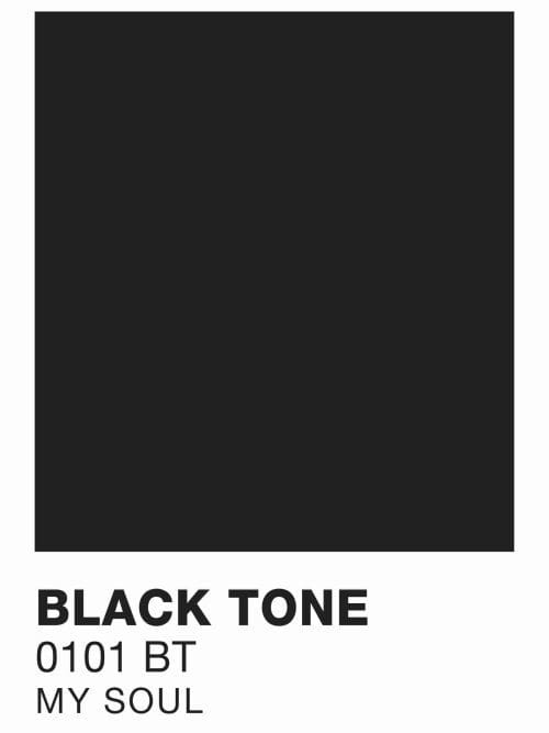 Black Tone Poster