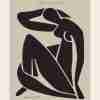 Matisse Black Nude Poster