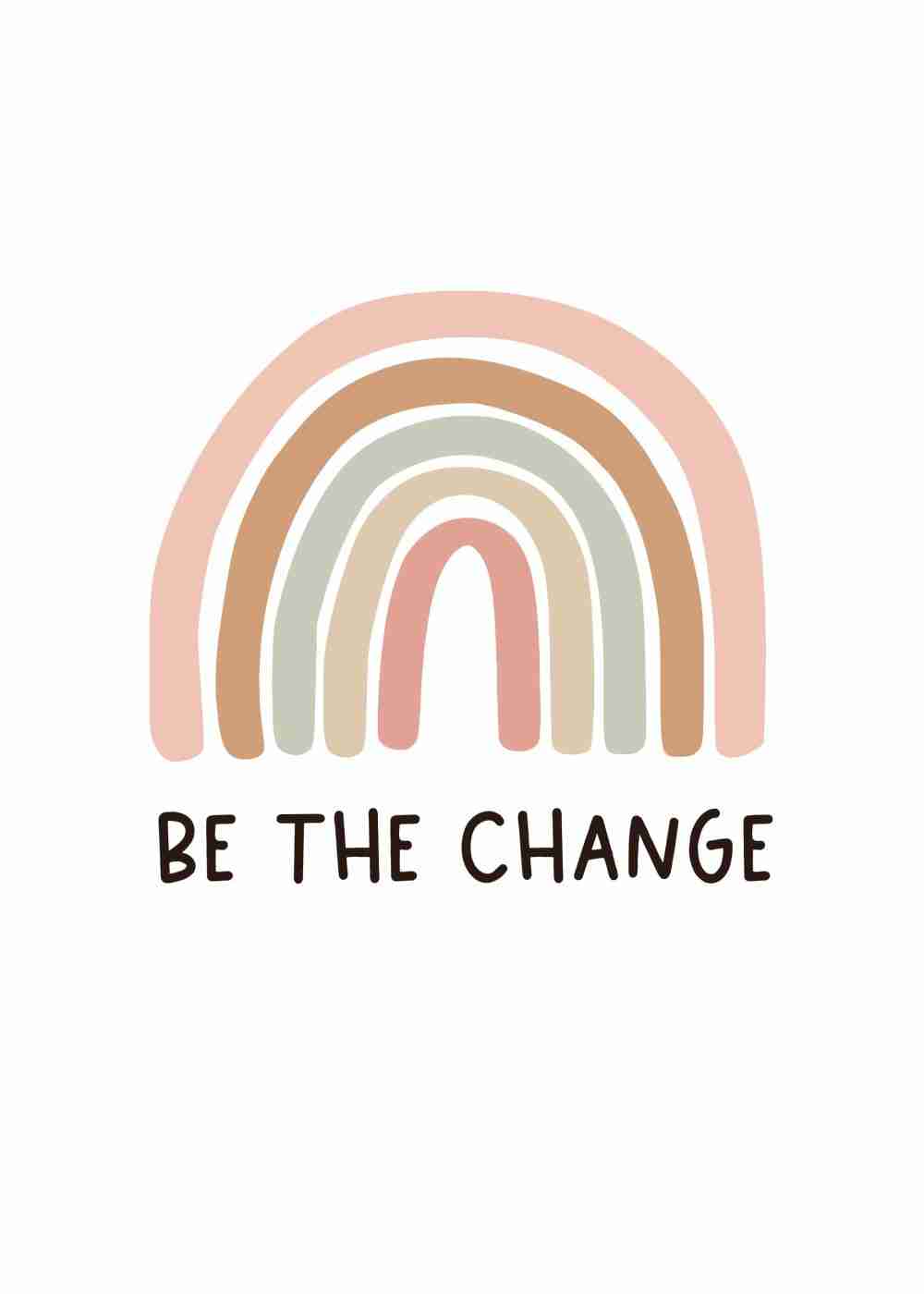 Be The Change Poster