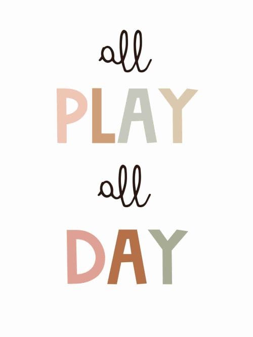 All Play All Day Poster