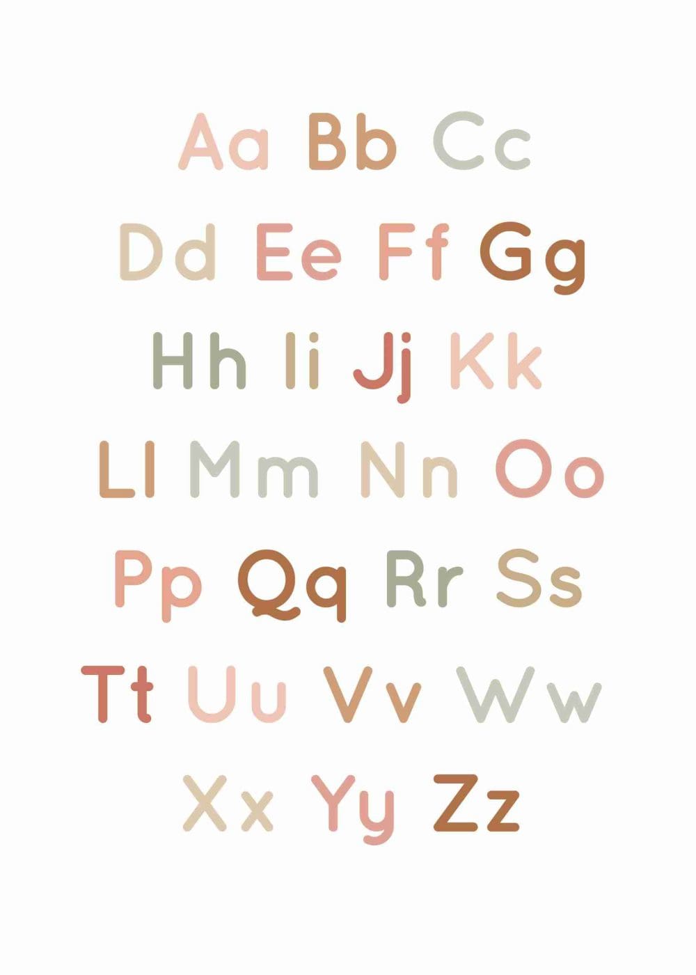 Alphabet No1 Poster