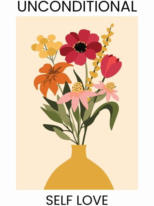 Self Love Flower Poster