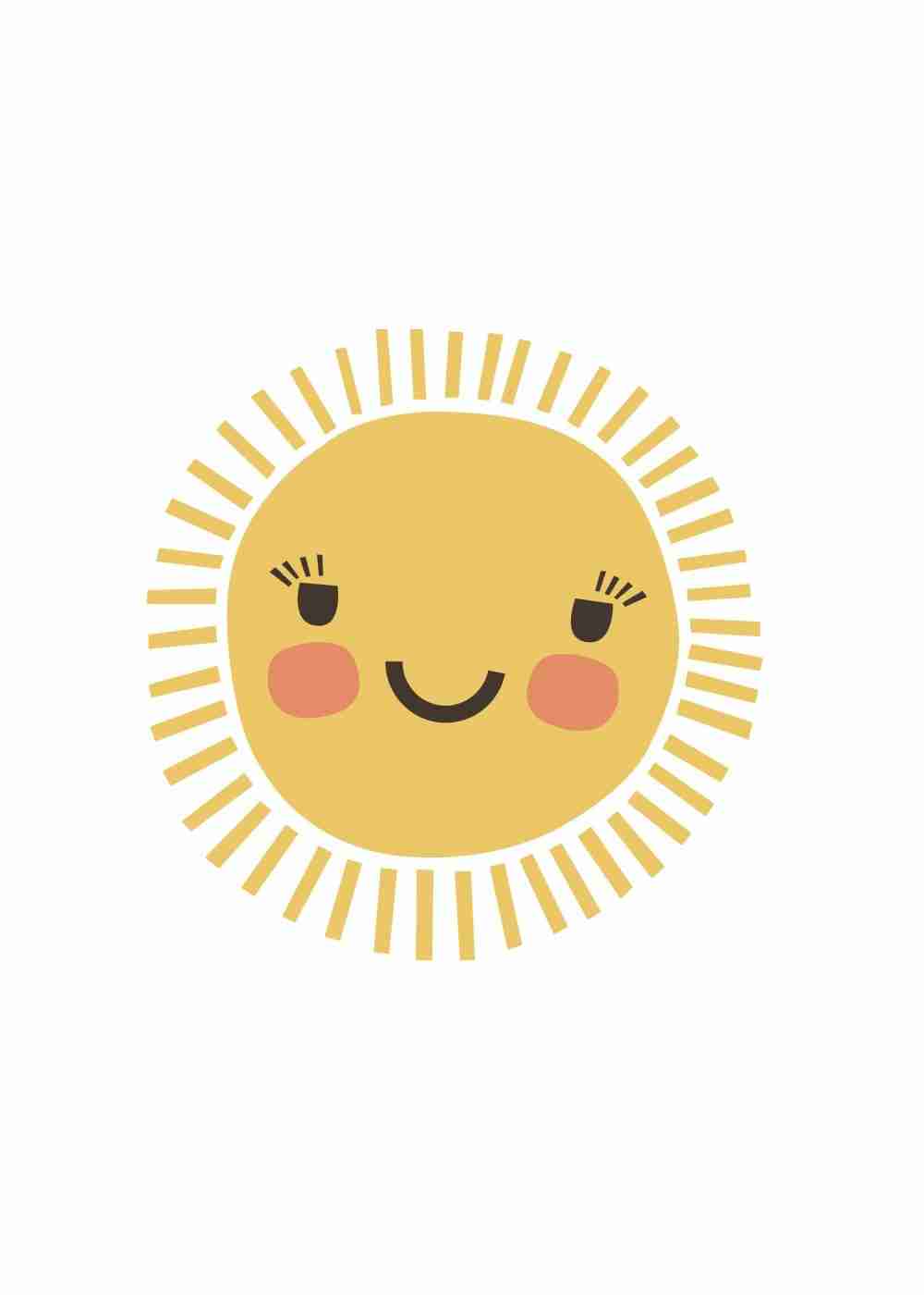 Smiley Sun Poster Count