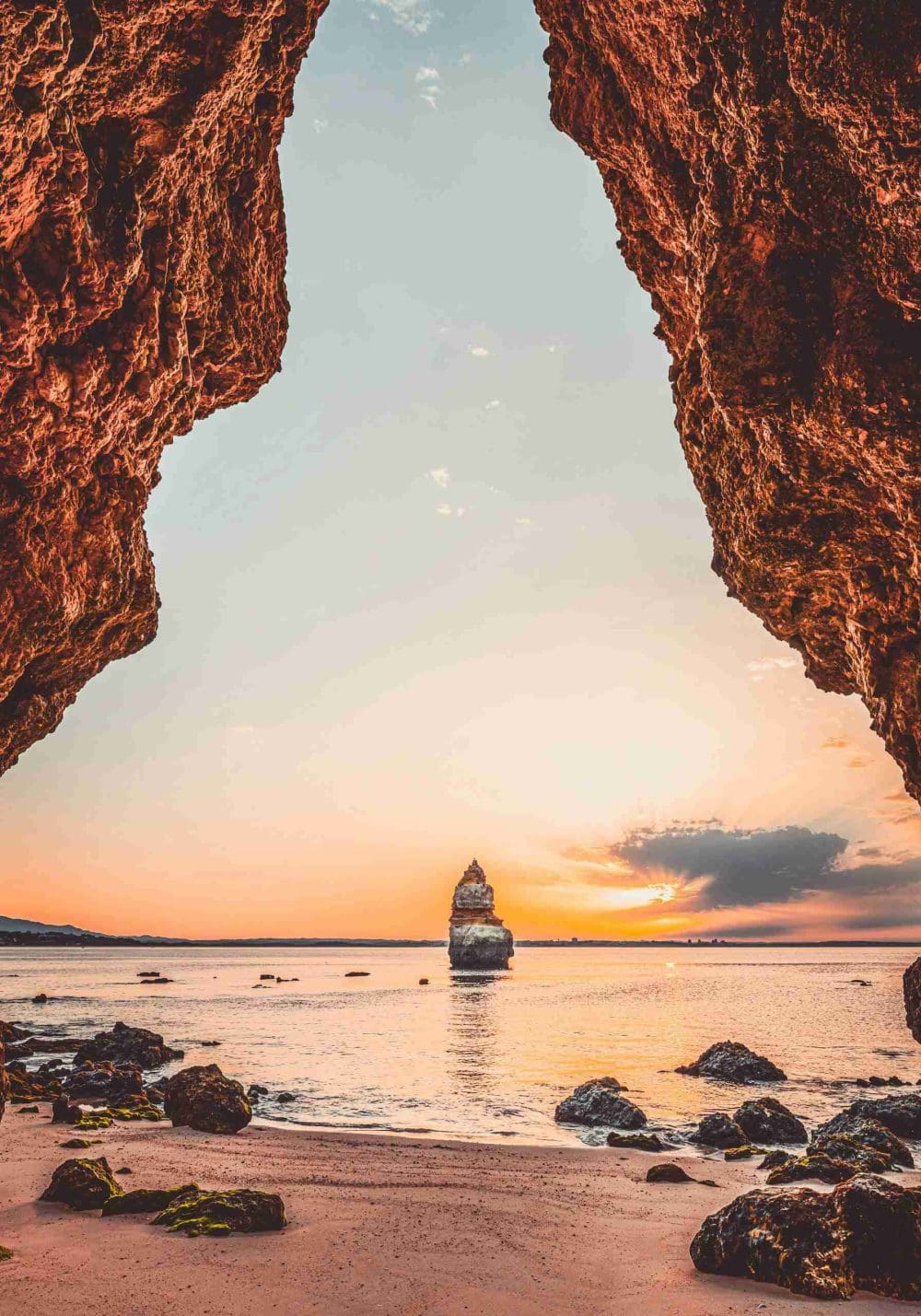 Stora Stenar på Stranden Poster