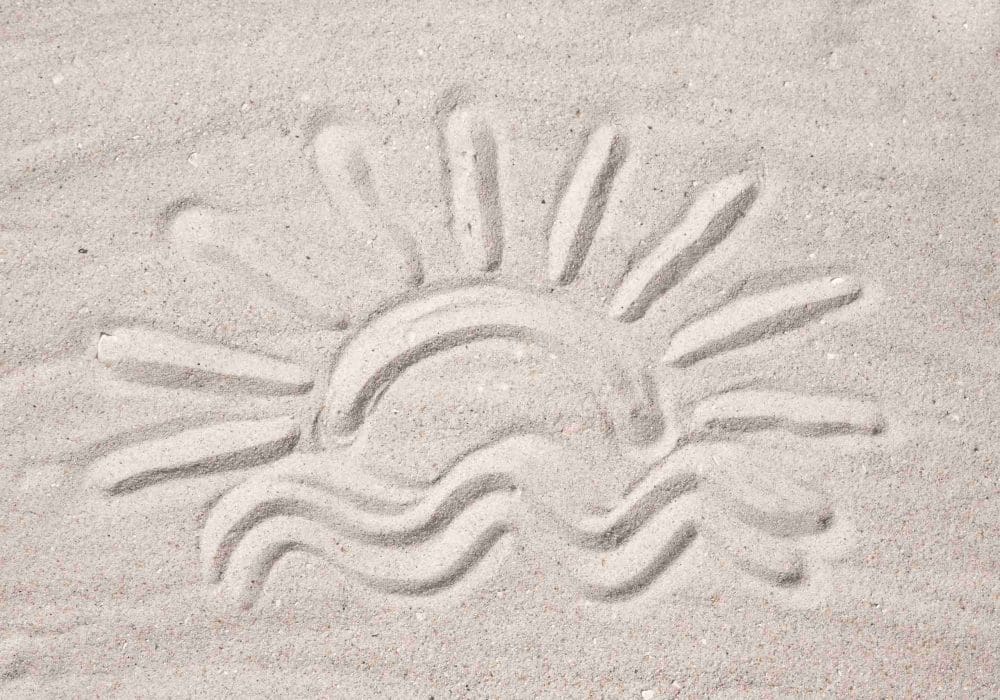 Sun in Sand Poster