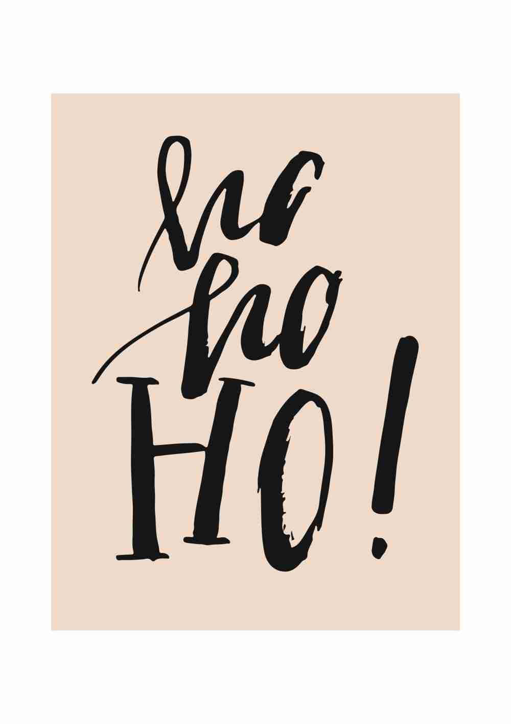 Julfest Ho Ho Ho Poster