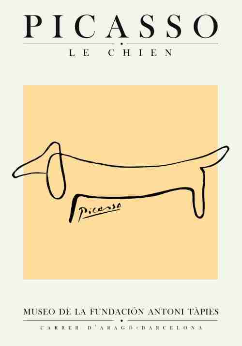Picasso Hund Poster