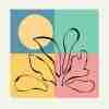 Matisse Moderna Färger Poster