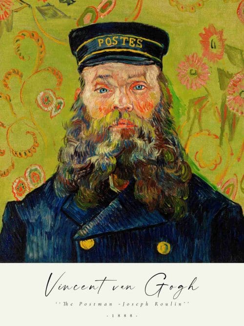 Vincent van Gogh Postman Porträtt Poster