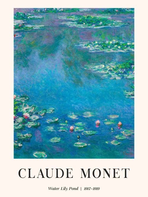 Claude Monet Vatten Poster