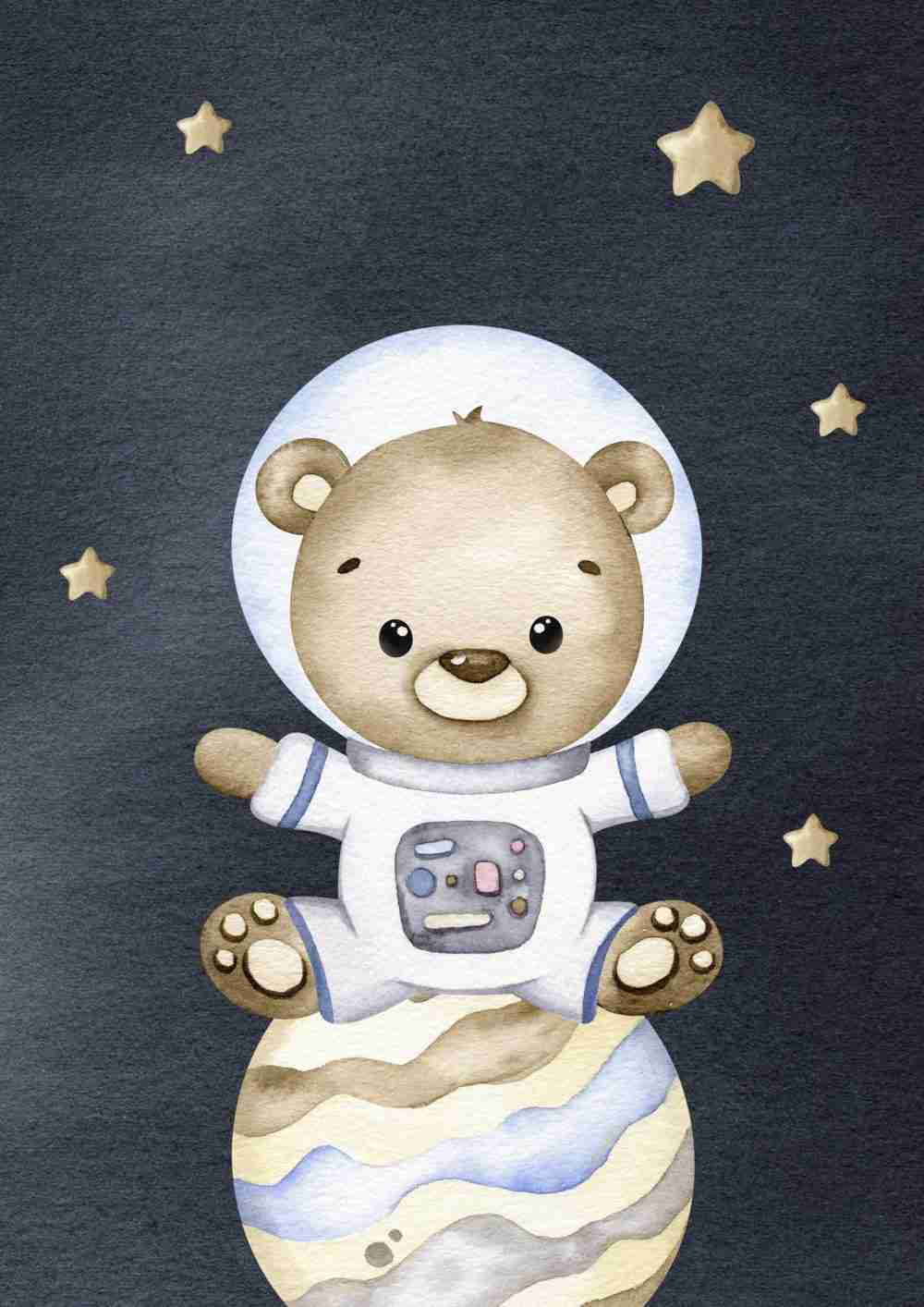 Astronautbjörnens Äventyr Poster