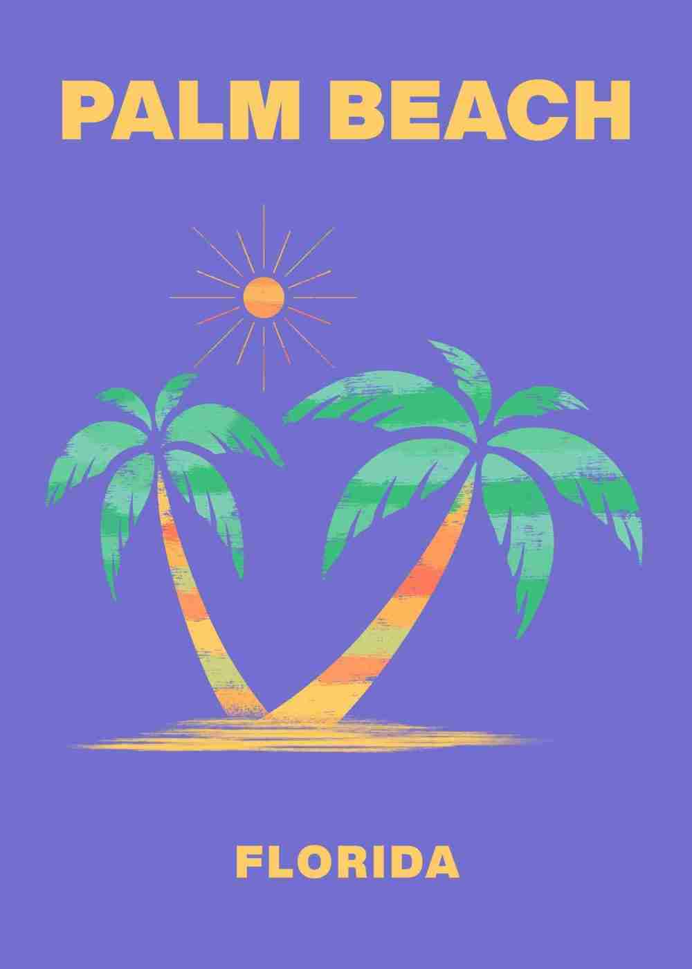 Palm Beach Florida Poster