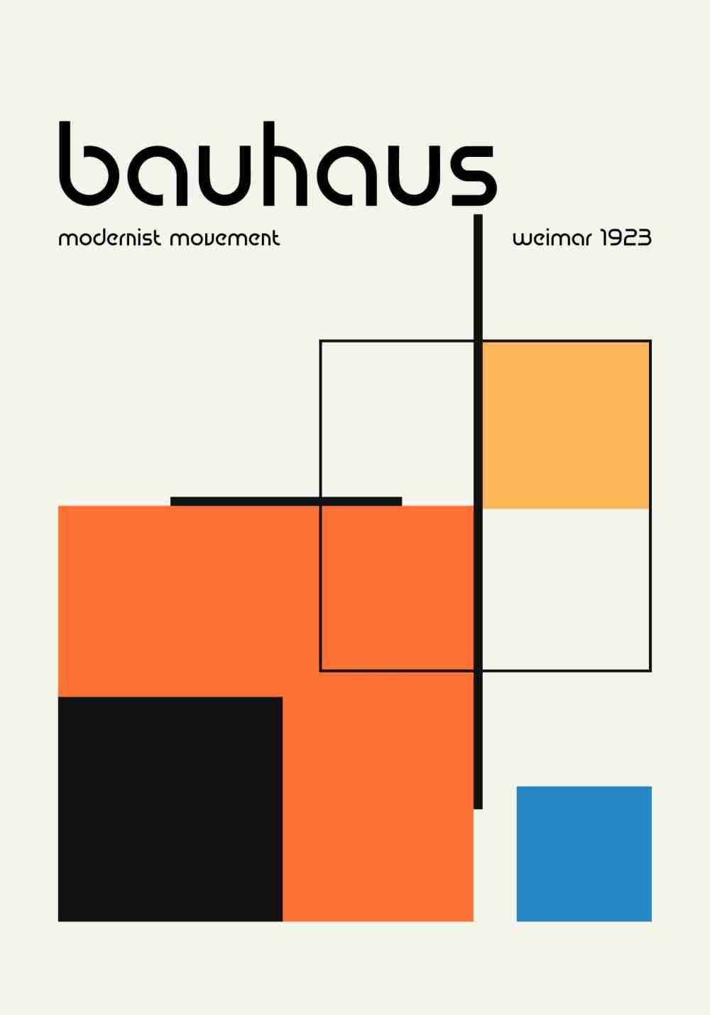 Bauhaus Design Poster