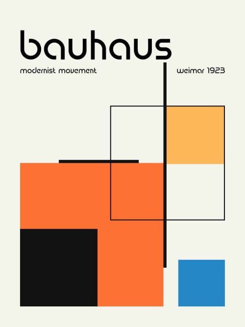 Bauhaus Design Poster