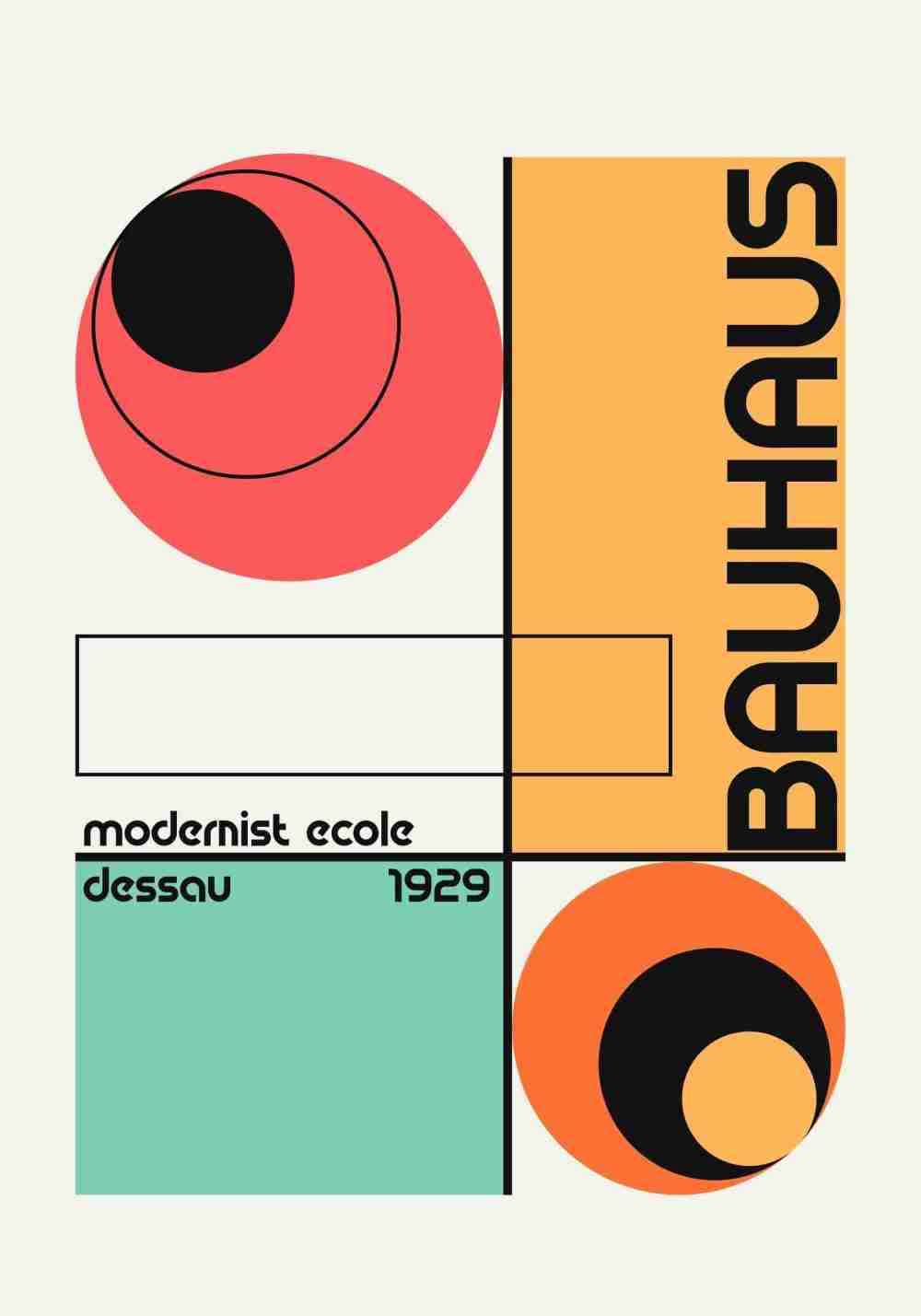 Bauhaus Modern Poster