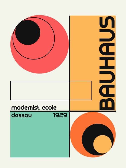 Bauhaus Modern Poster