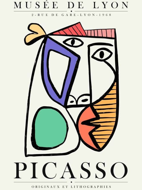 Picasso Abstrakt Poster