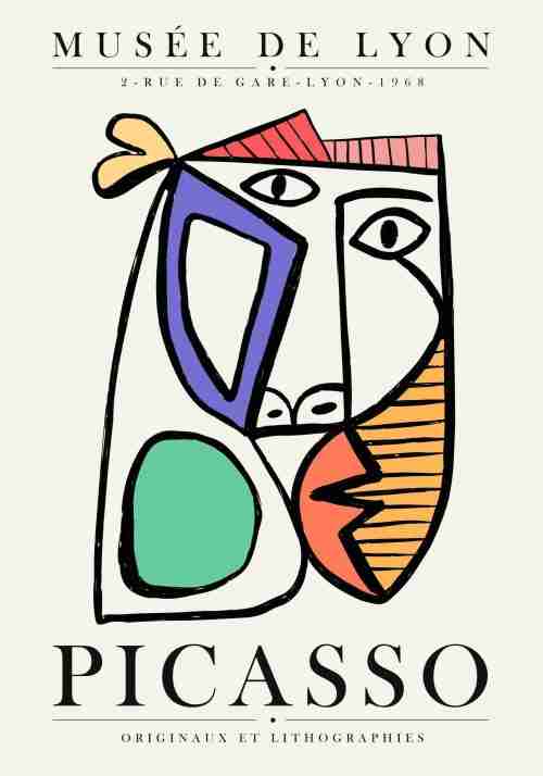 Picasso Abstrakt Poster