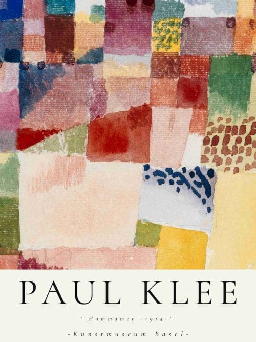 Paul Klee Färgglad Mosaik Poster