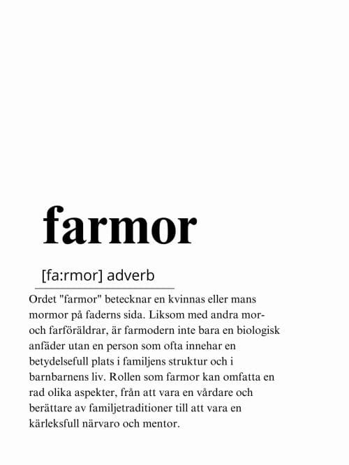 Farmor Poster