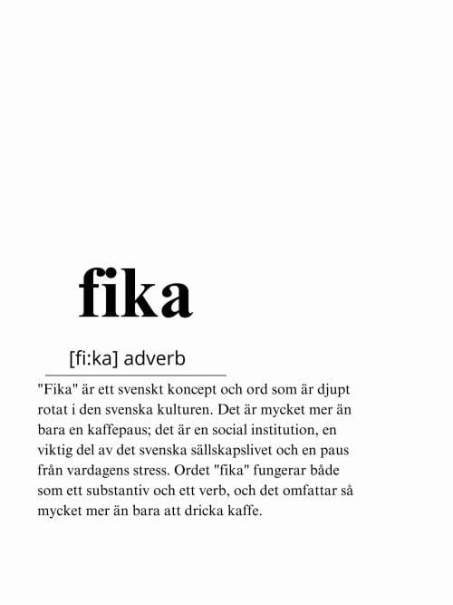 Fika Poster