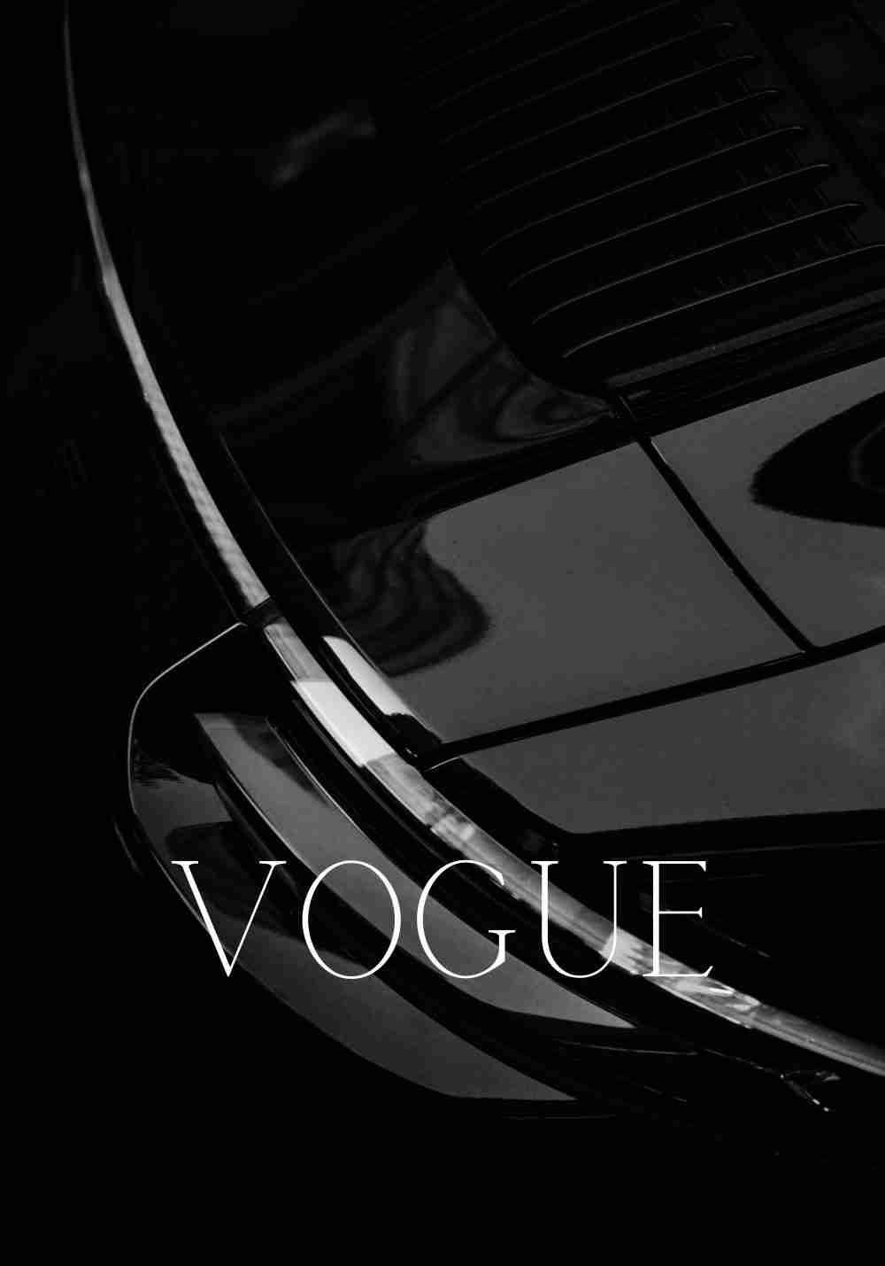 Vogue Bil Poster
