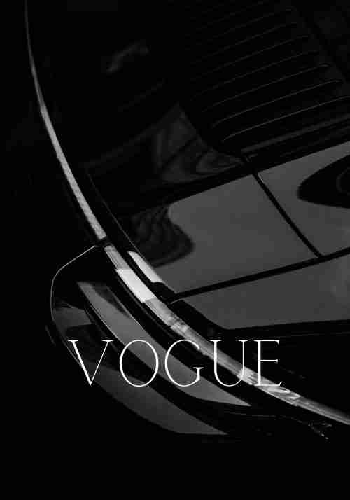 Vogue Bil Poster
