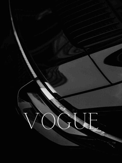 Vogue Bil Poster