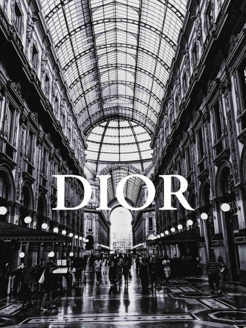 Galleria Vittorio DIOR Poster