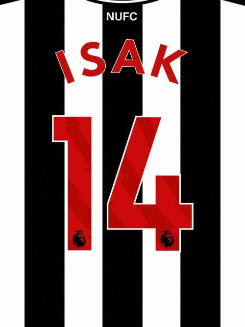 Alexander Isak Fotbollströja Poster