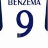 Karim Benzema Fotbollströja Poster