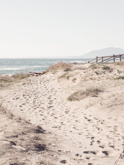 Sandstig Vid Havet Poster