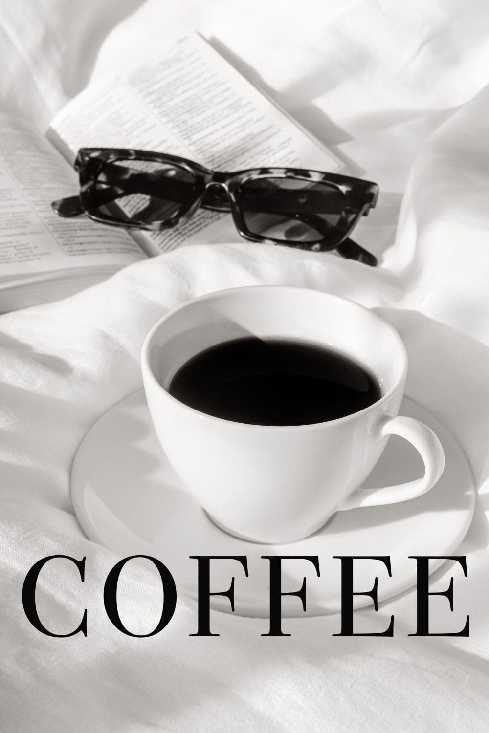 Minimalistisk Kaffe Poster