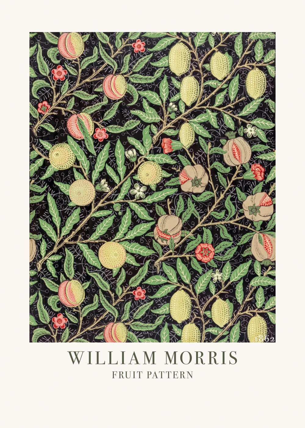 William Morris Fruktmönster Poster