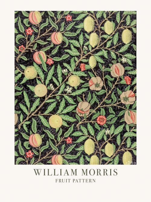 William Morris Fruktmönster Poster