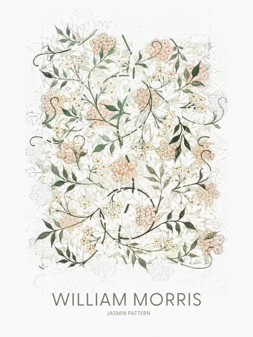 William Morris Jasmin Mönster Poster