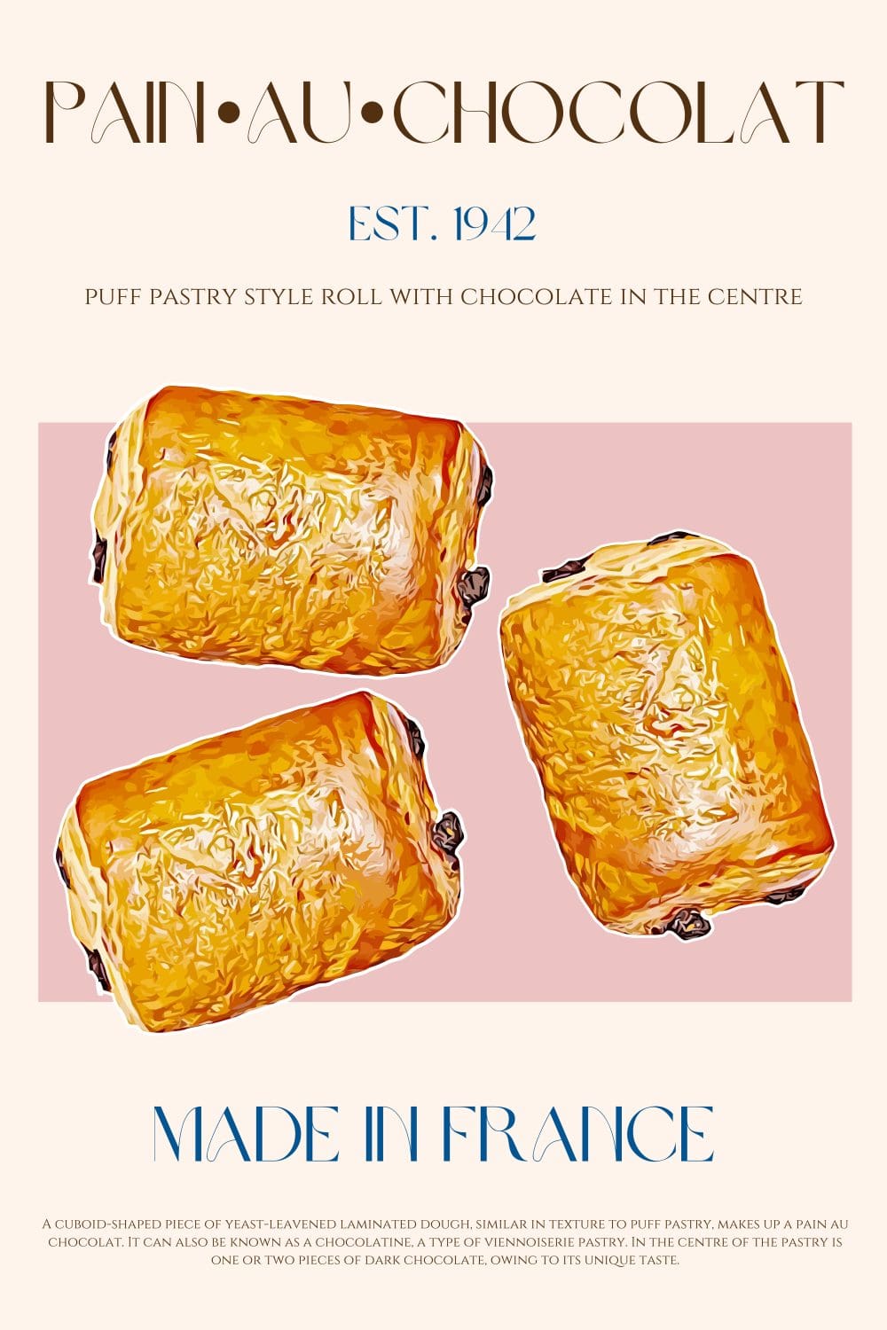 Pain Au Chocolat Poster