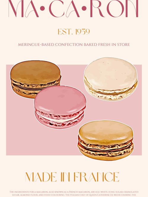 Macaron Poster