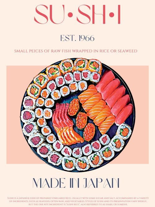 Sushi Poster