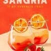 Sangria Is My Favorite Fruit Poster